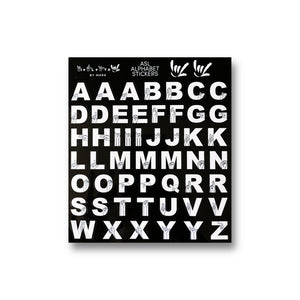 ASL ALPHABET STICKER SHEETS