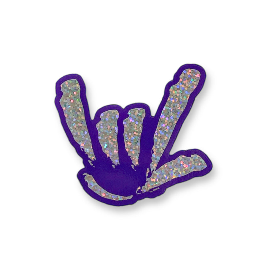 GLITTER ILY SIGN STICKER